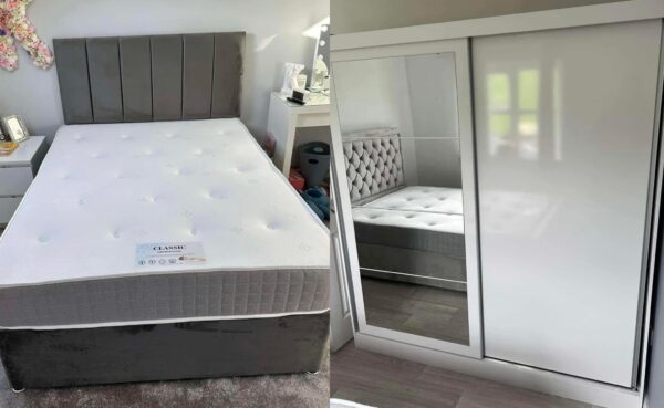 Full Bed Set & Slider Robe Deal